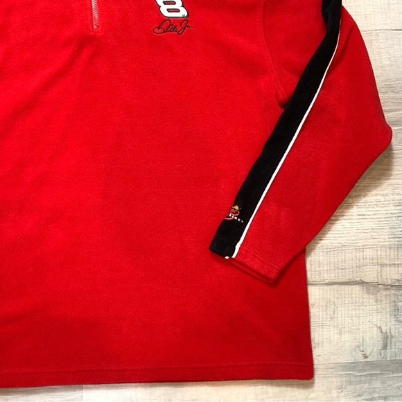 Vintage Nascar Dale Earnhardt Jr. Winner's Circle 1/4 Zip Fleece Pullover Size L - Picture 3 of 9